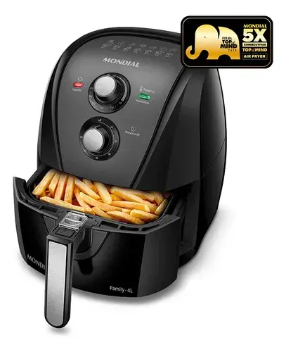 Fritadeira Air Fryer 4L Mondial 1500W AFN-40-BFT