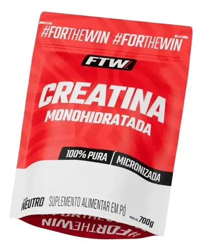 Creatina Monohidratada Pura 700g Refil 100% FTW